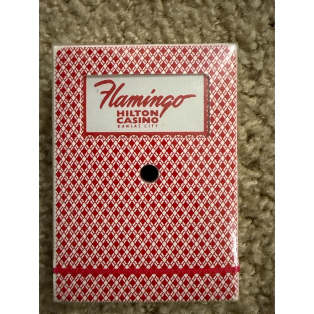 Vintage Flamingo Hilton Casino Kansas City Aristocrat Playing Cards Cancelled